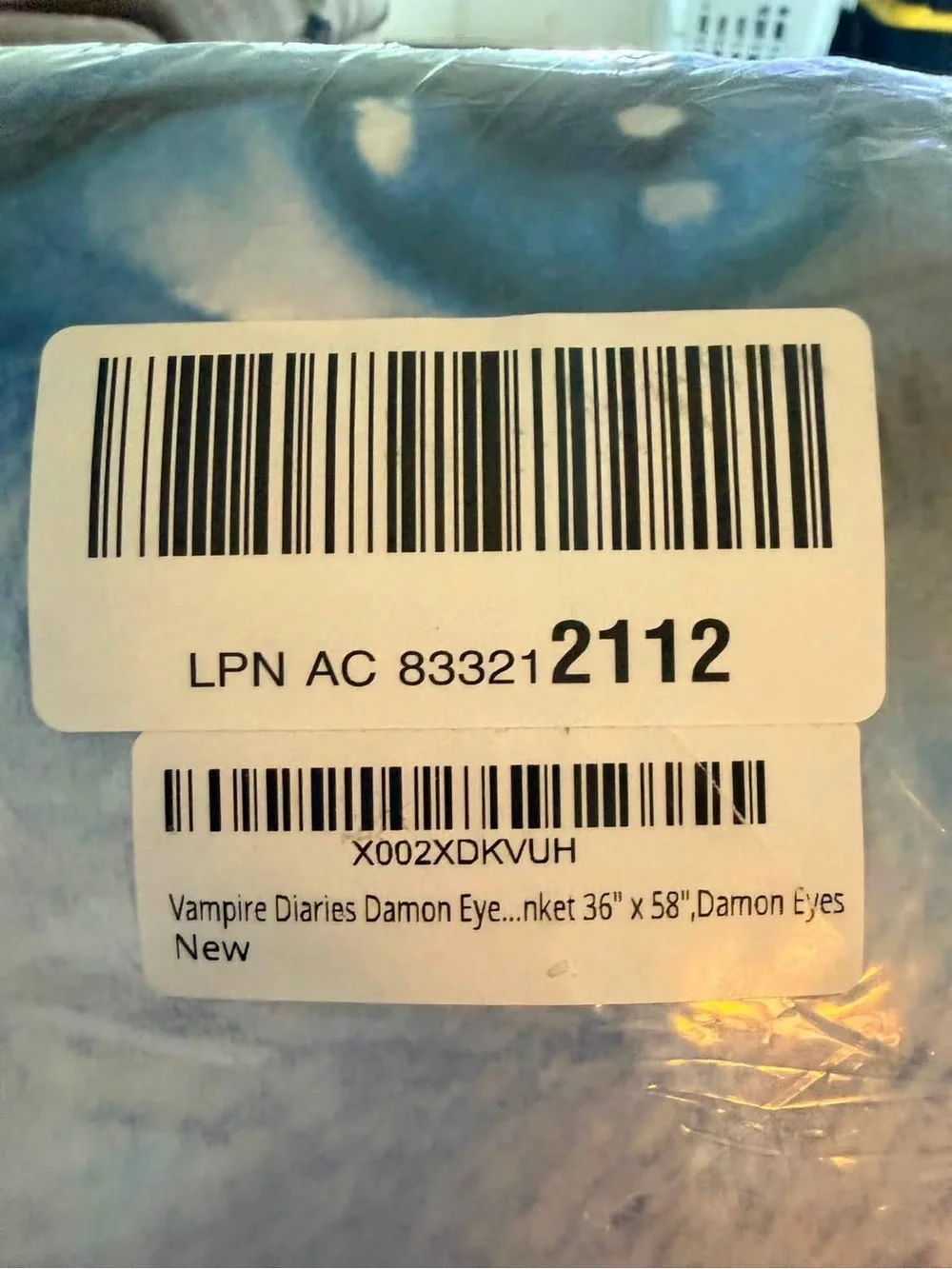 Vampire Diaries Damon Eyes Silky Touch Super Soft Throw Blanket